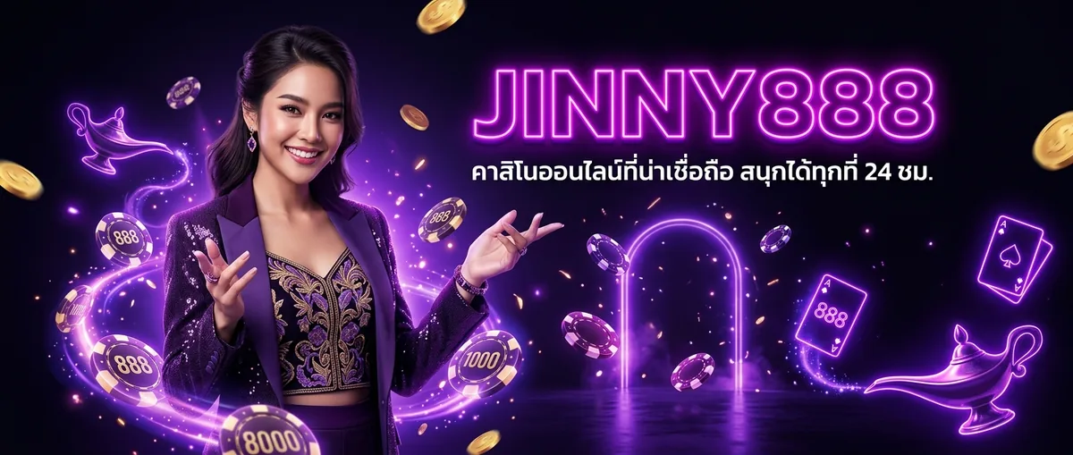 Jinny888 เว็บพนันออนไลน์อันดับ 1 สล็อต คาสิโน บาคาร่า